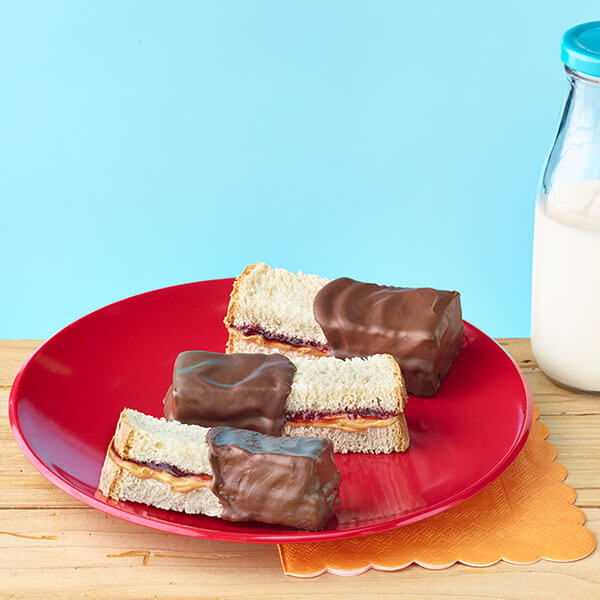 Chocolate Dipped PB&J – Recipes