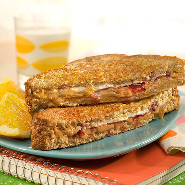 Creamy Grilled PB&J’s – Recipes