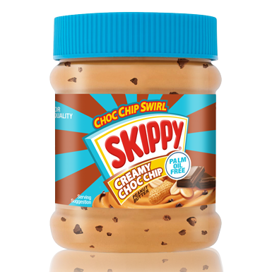 SKIPPY® Choc Chip Swirl Peanut Butter